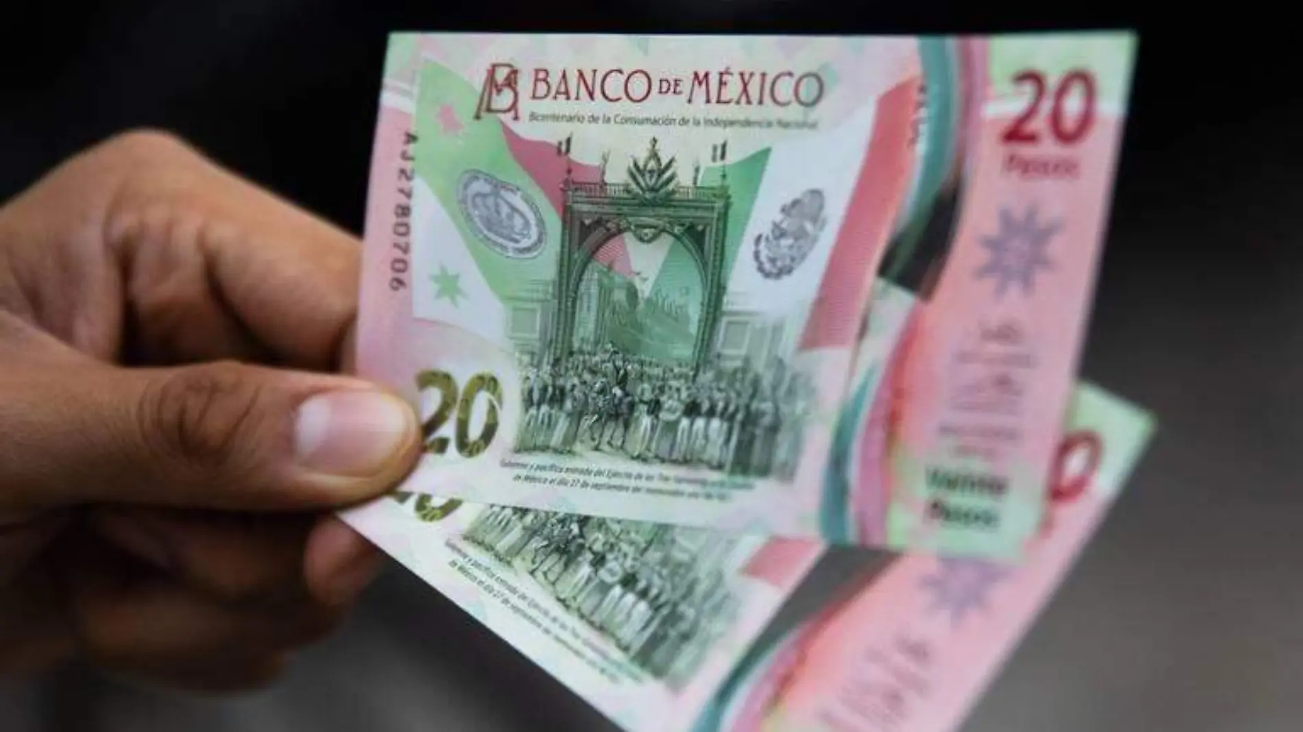 Billete de 20 pesos AMLO